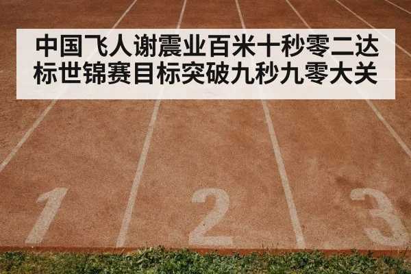 中国飞人谢震业百米十秒零二达标世锦赛目标突破九秒九零大关